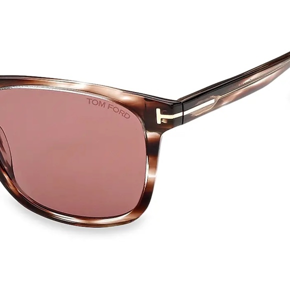 NWT TOM FORD 54mm Square Sunglasses Gerard 02 In Designer Velvet Brown Case main image 5